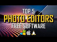 Video thumbnail for Top 5 Best FREE PHOTO EDITING Software