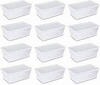 Video thumbnail for Sterilite Storage Box 13.5" X 8.3" X 4.8", 6 Qt. Clear - Pack of 12