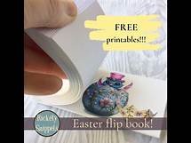 Video thumbnail for 🐣 Freebie Easter flipbook tutorial step by step easy - free printables for junk journals 🐣
