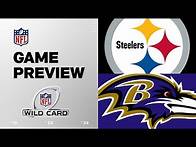Video thumbnail for Pittsburgh Steelers vs. Baltimore Ravens | 2024 Wild Card Preview