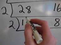 Video thumbnail for Greatest Common Factor (GCF) with Ladders