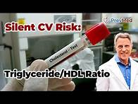 Video thumbnail for Silent CV Risk: Triglyceride/HDL Ratio