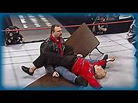 Video thumbnail for Mae Young gets powerbombed through a table - Slam Of The Week: SmackDown!, Mar. 09, 2000