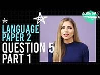 Video thumbnail for Language Paper 2 Question 5 Part 1 | Transactional writing part 1 | GCSE Revision Guide | AQA