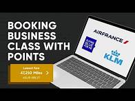 Video thumbnail for Redeeming points and miles for Air France or KLM business class - Flying Blue