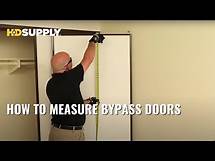 Video thumbnail for How to Measure Bypass Doors | HD Supply