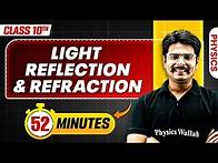 Video thumbnail for Light - Reflection & Refraction in 52 Minutes || Mind Map Series for Class 10th