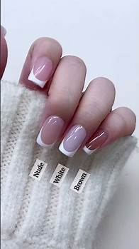 Video thumbnail for Short Square White French Tips Collection 🔥🔥🔥 Best length for daily wearing 💅🏻