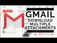 Video thumbnail for Gmail - Download Multiple Attachments from an Email