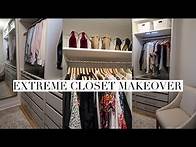 Video thumbnail for DIY Built-in Closet using IKEA Pax + Algot