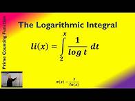 Video thumbnail for The Logarithmic Integral li(x)