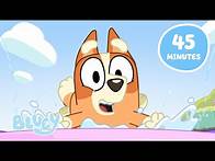 Video thumbnail for 🔴LIVE: Water Fun with Bluey and Bingo 💧💙🧡 | Let's Play with Bluey | Bluey