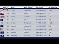 Video thumbnail for United States Zip Code s List || United States of America || All States Zip Code