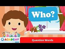 Video thumbnail for Question Words | Who, What, Where, When | Songs for Kids | Learn English | Kindergarten | Preschool