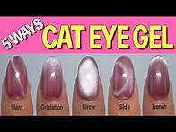 Video thumbnail for How to Use Cat Eye Magnetic Gel Polish in 5 Patterns💅【ASKA NAILS】