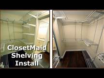 Video thumbnail for How To Install ClosetMaid ShelfTrack Wire Shelving 7x4 Closet