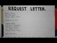 Video thumbnail for How To Write A Request Letter Step by Step Guide | Writing Practices