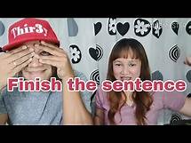 Video thumbnail for Finish the Sentence Game | Couple or Friends Game