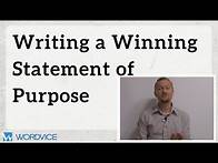 Video thumbnail for How to Write a Winning Statement of Purpose (SOP)