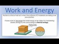 Video thumbnail for Year 8 Physics: Work and Energy