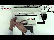Video thumbnail for How To Spiral Bind Papers