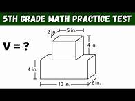 Video thumbnail for 5th Grade Math Test - NY 2021