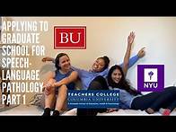 Video thumbnail for Applying to Graduate School: How We Finessed Our Way into Speech-Language Pathology Grad School Pt 1