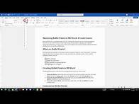 Video thumbnail for How to Customize Bullet Points in Microsoft Word: Increase Size & Change Color