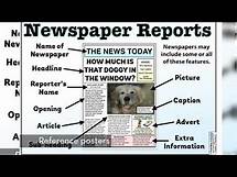 Video thumbnail for The Newspaper Reports Pack - Teaching Resources