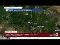 Video thumbnail for SR 89A closed due to brush fire