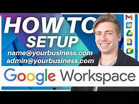 Video thumbnail for How To Set Up Google Workspace Business Emails | Google Workspace Tutorial