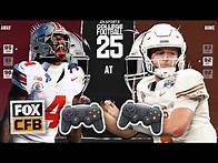 Video thumbnail for Ohio State Buckeyes vs. Texas Longhorns | 2025 Cotton Bowl | College Football 25 Simulation