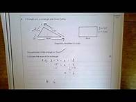 Video thumbnail for WJEC GCSE Maths November 2018 Intermediate Paper 1 NON calculator