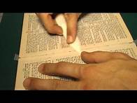 Video thumbnail for Bible Repair and Rebinding Project, Part 1: Paper Repair