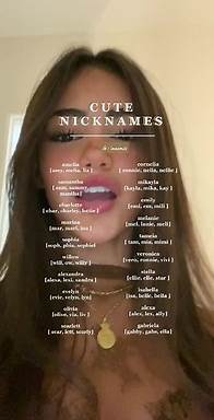 Video thumbnail for bri and gigi (@rlvbtips) - Creative Nicknames for TikTok Girls