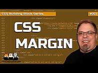 Video thumbnail for Lets learn about CSS Margin . How to change top margin, bottom margin, left margin, and right margin