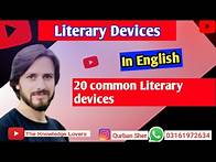 Video thumbnail for Literary devices | Figures of speech in English | Common figures of speech with examples
