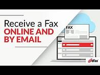 Video thumbnail for How To Receive a Fax Online Through Email or eFax Message Center