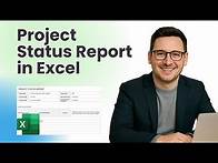Video thumbnail for How To Create A Project Status Report In Excel