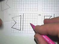 Video thumbnail for Reflecting using tracing paper