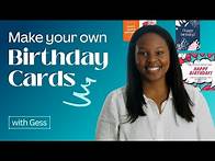 Video thumbnail for How to craft perfect custom birthday cards to print or send online