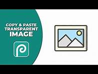 Video thumbnail for How to copy and paste a transparent image in Photopea