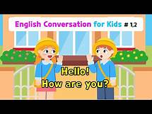 Video thumbnail for Ch.1 Hello | Ch.2 How are you? | Basic English Conversation Practice for Kids