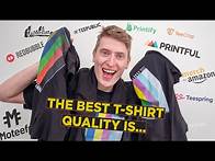 Video thumbnail for Comparing Every Print on Demand Companies T-shirt Quality - Which is the best?