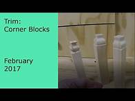 Video thumbnail for DIY Making Your own Corner Blocks and Trim