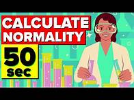 Video thumbnail for How to calculate normmality in chemistry?