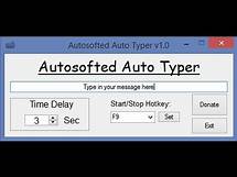 Video thumbnail for Free Auto Typer Download by Autosofted