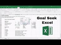Video thumbnail for Excel Goal Seek Made Easy: A Step-by-Step Guide