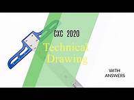 Video thumbnail for CXC Technical Drawing 2020 || Paper 1 with answers