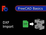 Video thumbnail for FreeCAD Tutorial - Basics - DXF Import